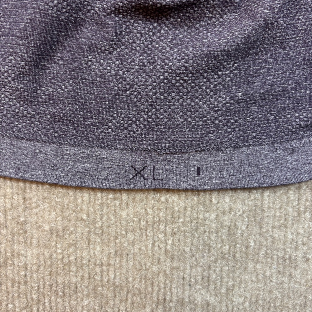 Lululemon‎ Purple Camo Metal Vent Tech Shirt Men's Size XL EUC - Picture 2 of 6